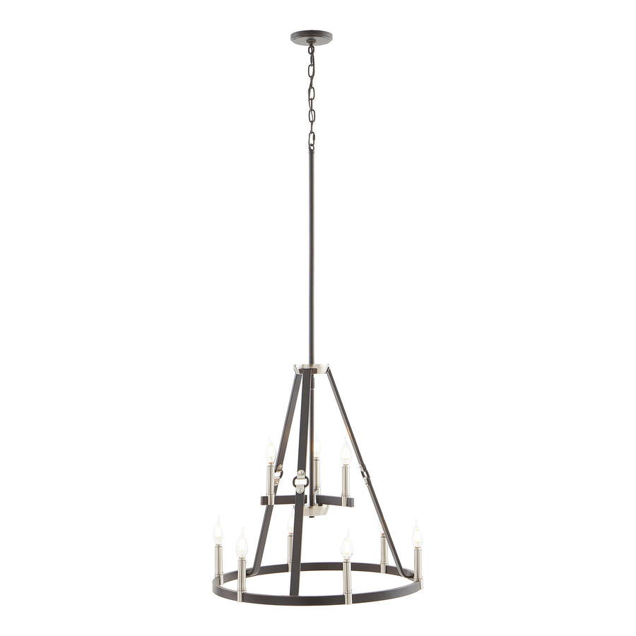 Armstrong Grove 25' 9 Light Chandelier in Espresso