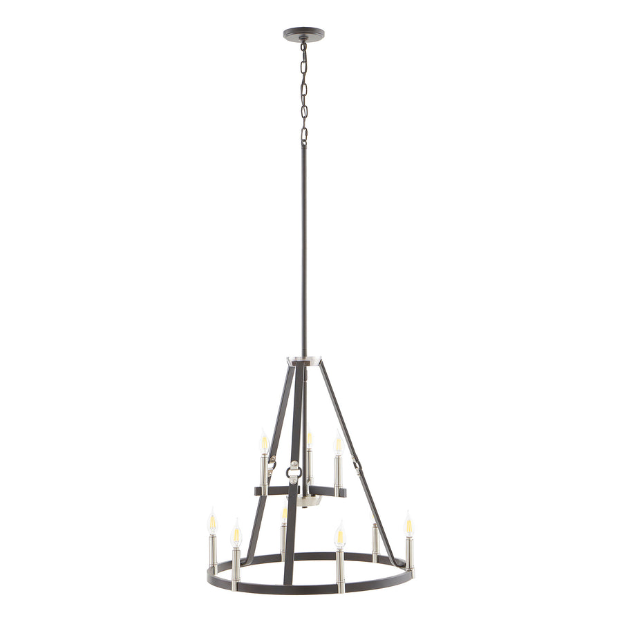 Armstrong Grove 25' 9 Light Chandelier in Espresso