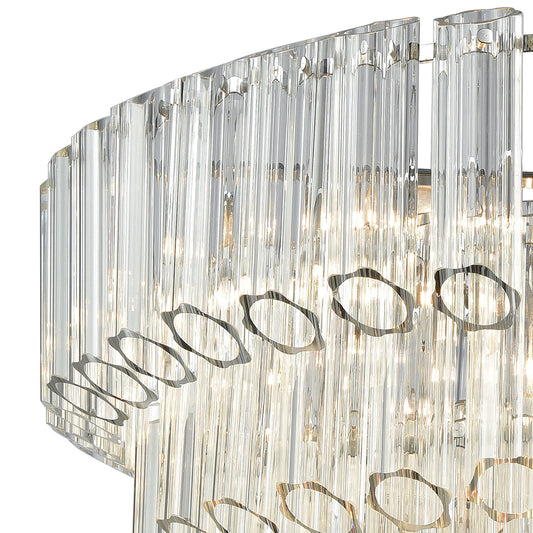 Carrington 26" 7 Light Chandelier in Polished Chrome