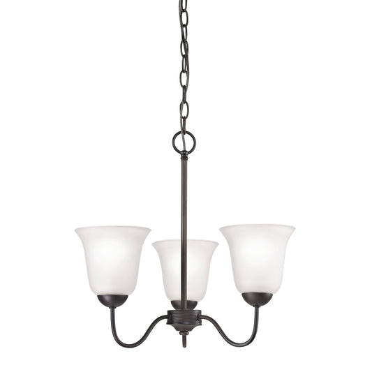 Conway 19" 3 Light Chandelier in Oil Rubbed Bronze