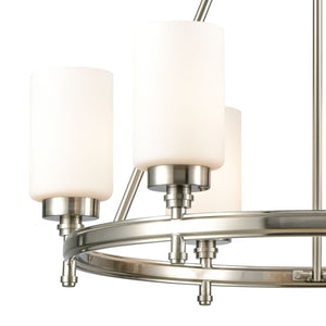 Dawson 25' 6 Light Chandelier in Satin Nickel