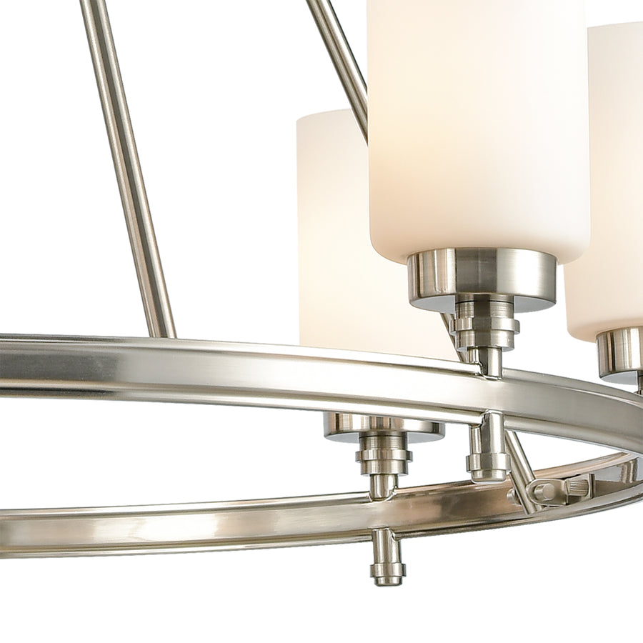 Dawson 33' 8 Light Chandelier in Satin Nickel