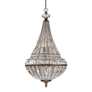 Empire 23' 9 Light Chandelier in Mocha