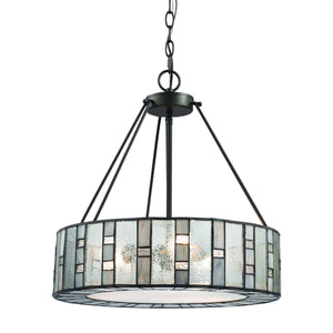 Ethan 18' 3 Light Chandelier in Tiffany Bronze