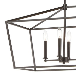 Fairfax 36' 7 Light Island Light in Oil Rubbed Bronze