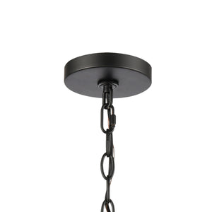 Glendon 28' 5 Light Chandelier in Matte Black