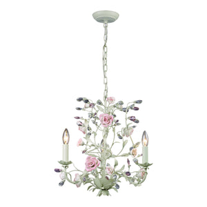 Heritage 18' 3 Light Chandelier in Cream