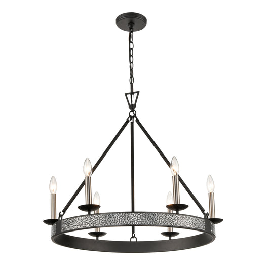 Impression 27" 6 Light Chandelier in Oil Rubbed Bronze