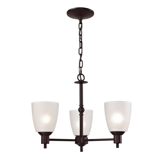 Jackson 20" 3 Light Chandelier in Oil Rubbed Bronze