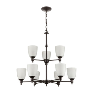 Jackson 29' 9 Light Chandelier in Oil Rubbed Bronze