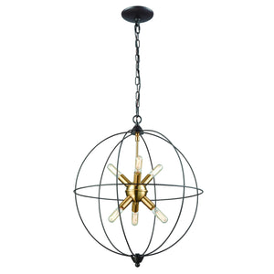 Loftin 19' 6 Light Chandelier in Oil Rubbed Bronze