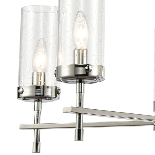 Melinda 25" 5 Light Chandelier in Polished Chrome