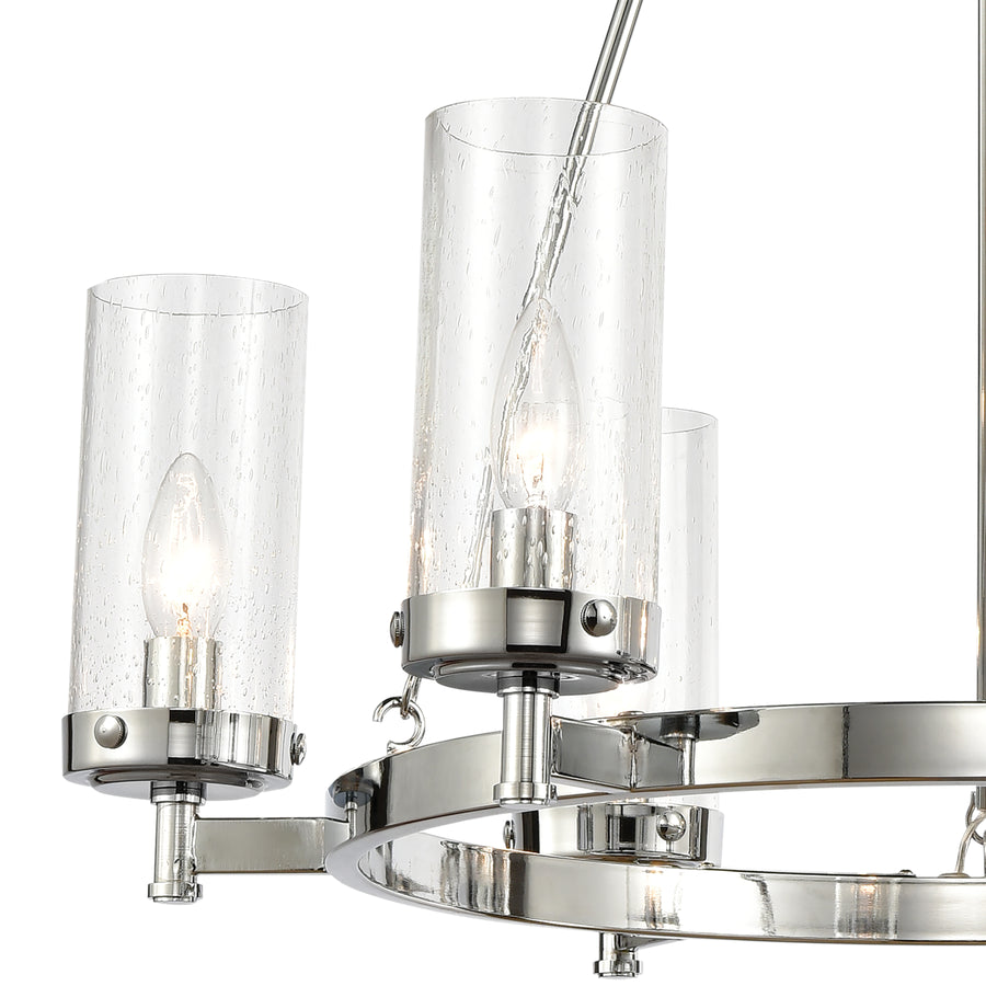 Melinda 26' 6 Light Chandelier in Polished Chrome