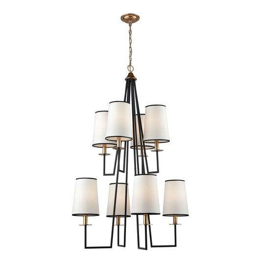 Nico 30" 8 Light Chandelier in Oil Rubbed Bronze