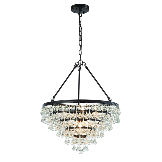 Ramira 19" 6 Light Chandelier in Oil Rubbed Bronze