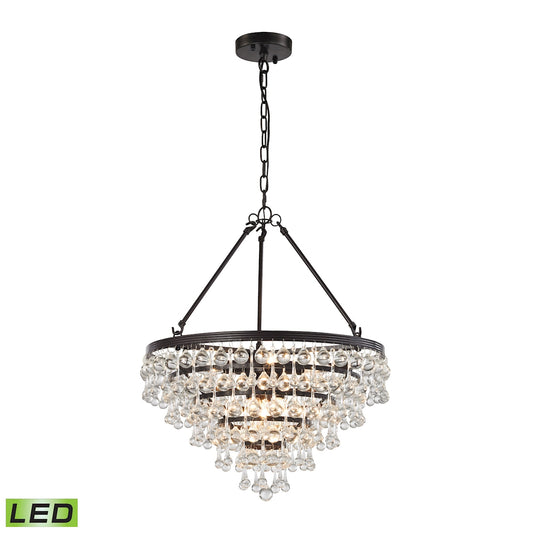 Ramira 19" 6 Light LED Chandelier in Oil Rubbed Bronze