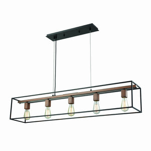 Rigby 48' 5 Light Island Light in Oil Rubbed Bronze