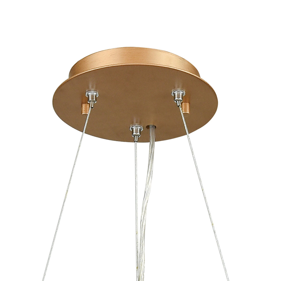 Seneca Falls 26' 6 Light Chandelier in Matte Gold