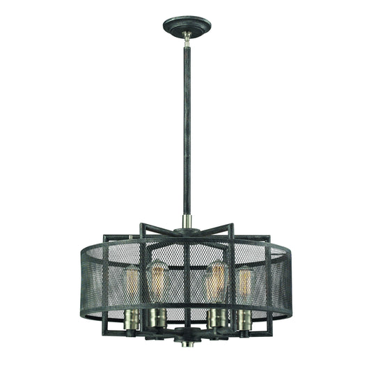 Slatington 22" 6 Light Chandelier in Brushed Nickel