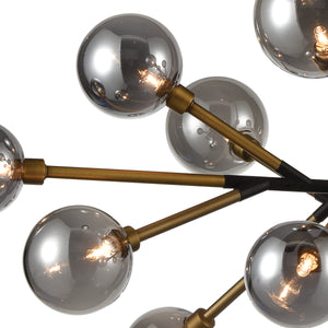 Starting Point 41' 15 Light Chandelier in Aged Brass