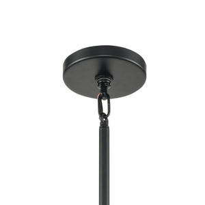 Stone Manor 27' 6 Light Chandelier in Matte Black