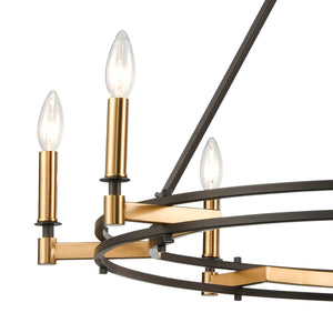 Talia 38' 8 Light Chandelier in Oil Rubbed Bronze