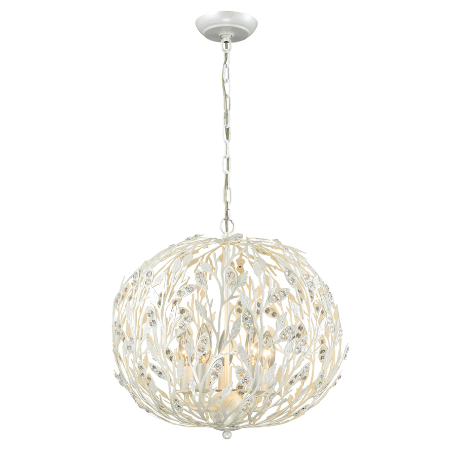 Trella 18' 5 Light Chandelier in Pearl