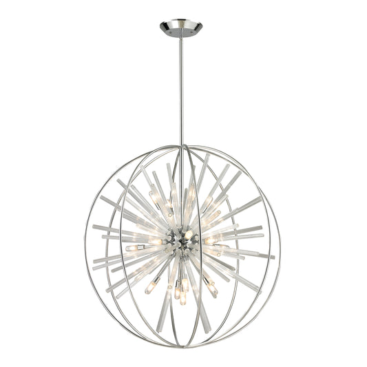 Twilight 32" 15 Light Chandelier in Polished Chrome