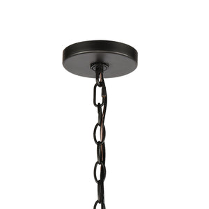 Wickshire 34' 9 Light Chandelier in Matte Black