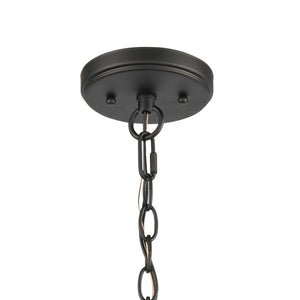 Woodbridge 24' 6 Light Chandelier in Matte Black