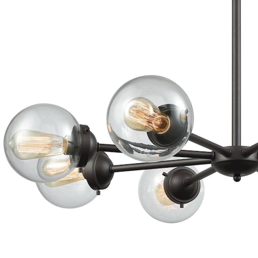 Beckett 37' 8 Light Chandelier in Oil Rubbed Bronze