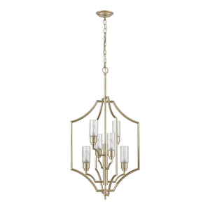 Cheswick 22' 6 Light Chandelier in Aged Silver