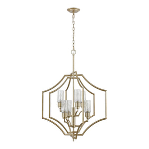 Cheswick 28' 6 Light Chandelier in Aged Silver