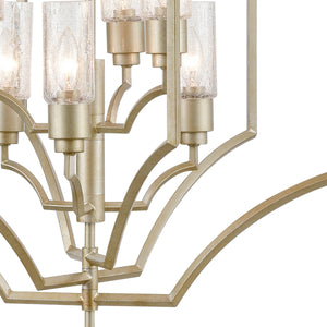 Cheswick 28' 6 Light Chandelier in Aged Silver