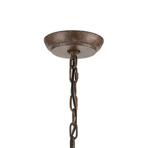 Crislett 27' 6 Light Chandelier in Sunglow Bronze