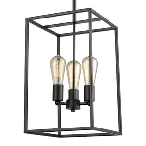 Williamsport 10' 3 Light Chandelier in Oil Rubbed Bronze