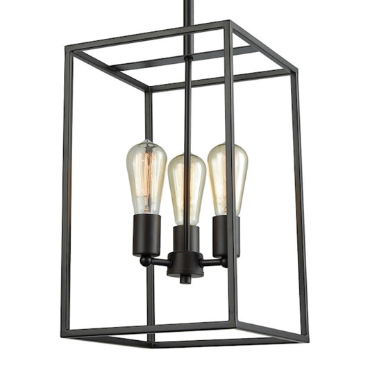 Williamsport 10" 3 Light Chandelier in Oil Rubbed Bronze