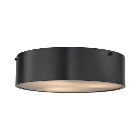 Clayton 16" 3 Light Flush Mount in Oil Rubbed Bronze