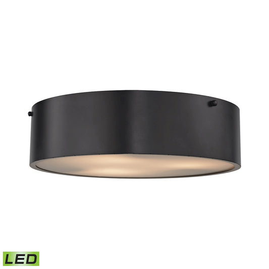 Clayton 16" 3 Light LED Flush Mount in Oil Rubbed Bronze