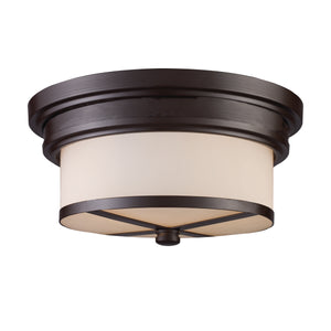 Flushmounts 13' 2 Light Flush Mount in Oiled Bronze