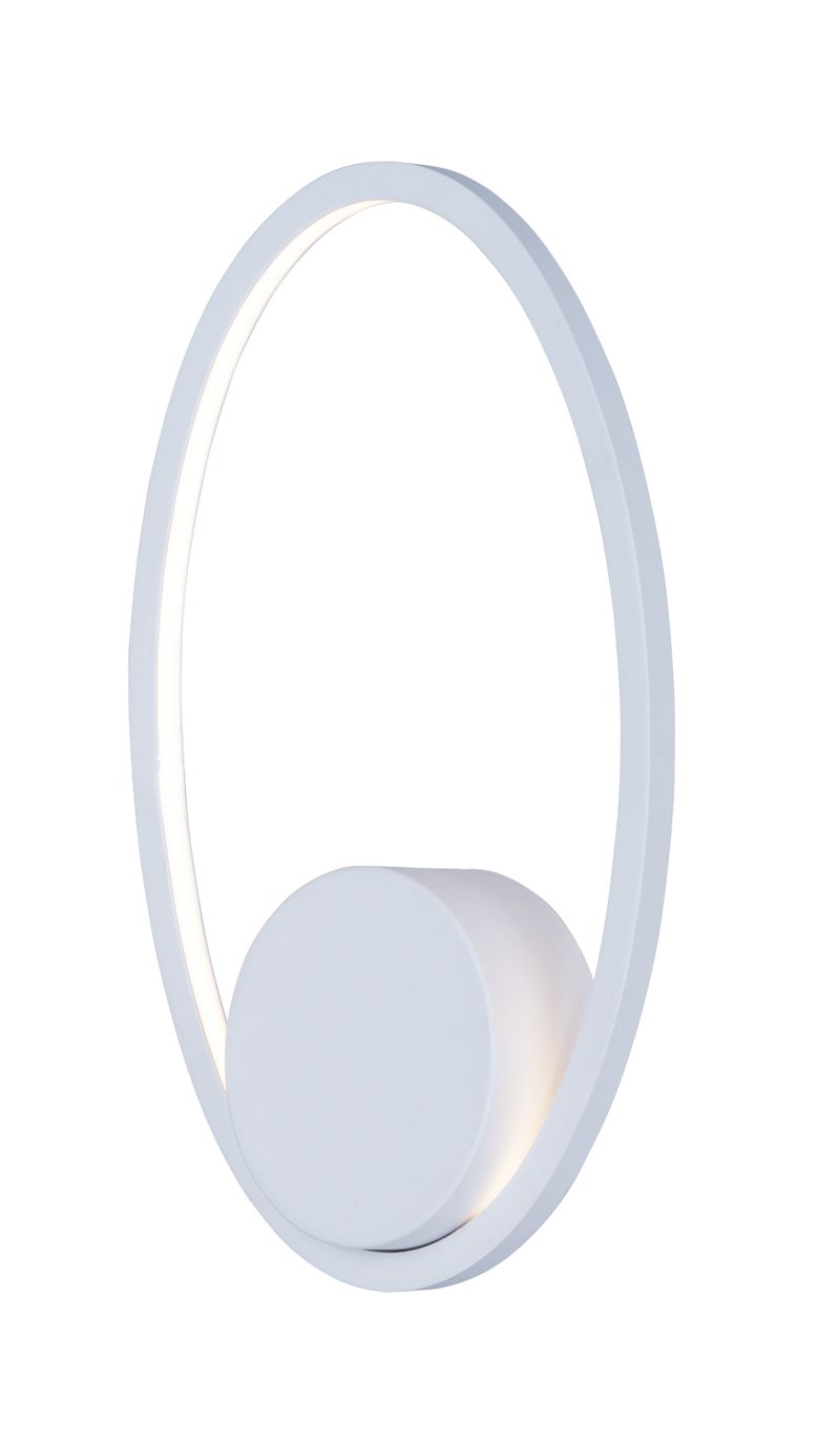 Phase 13.75' Single Light Wall Sconce in Matte White