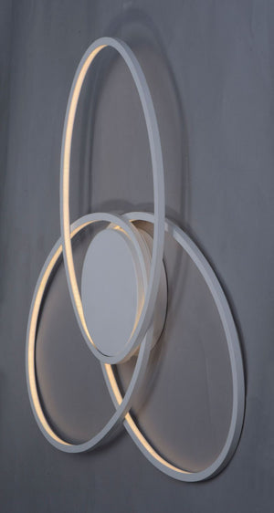 Phase 2' Single Light Wall Sconce in Matte White