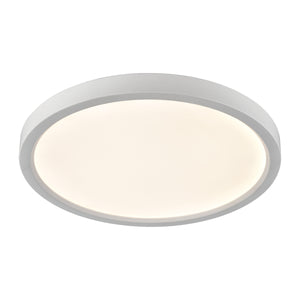Ceiling Essentials 15' 1 Light Round Flush Mount in White
