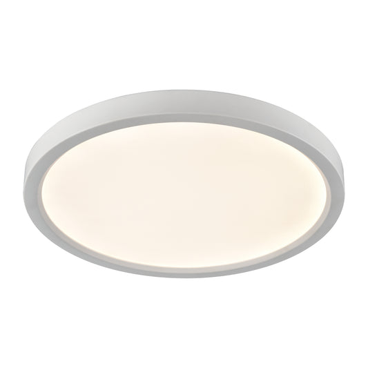 Ceiling Essentials 15" 1 Light Round Flush Mount in White