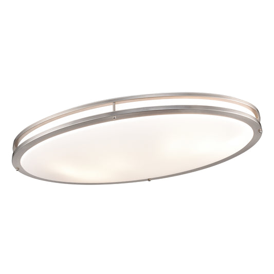 Clarion 32.5" 6 Light Flush Mount in Brushed Nickel