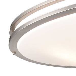 Clarion 32.5' 6 Light Flush Mount in Brushed Nickel