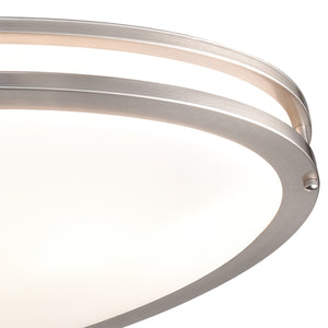 Clarion 32.5' 6 Light Flush Mount in Brushed Nickel