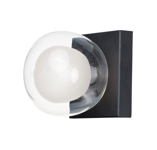 Pod 4.75" Single Light Wall Sconce in Black