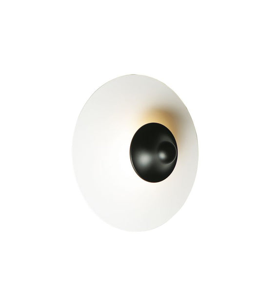 Radar 11" Single Light Wall Sconce in White and Black