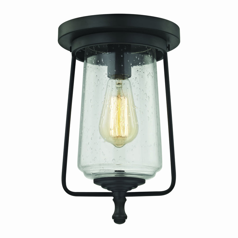 Hamel 8' 1 Light Flush Mount in Oil Rubbed Bronze